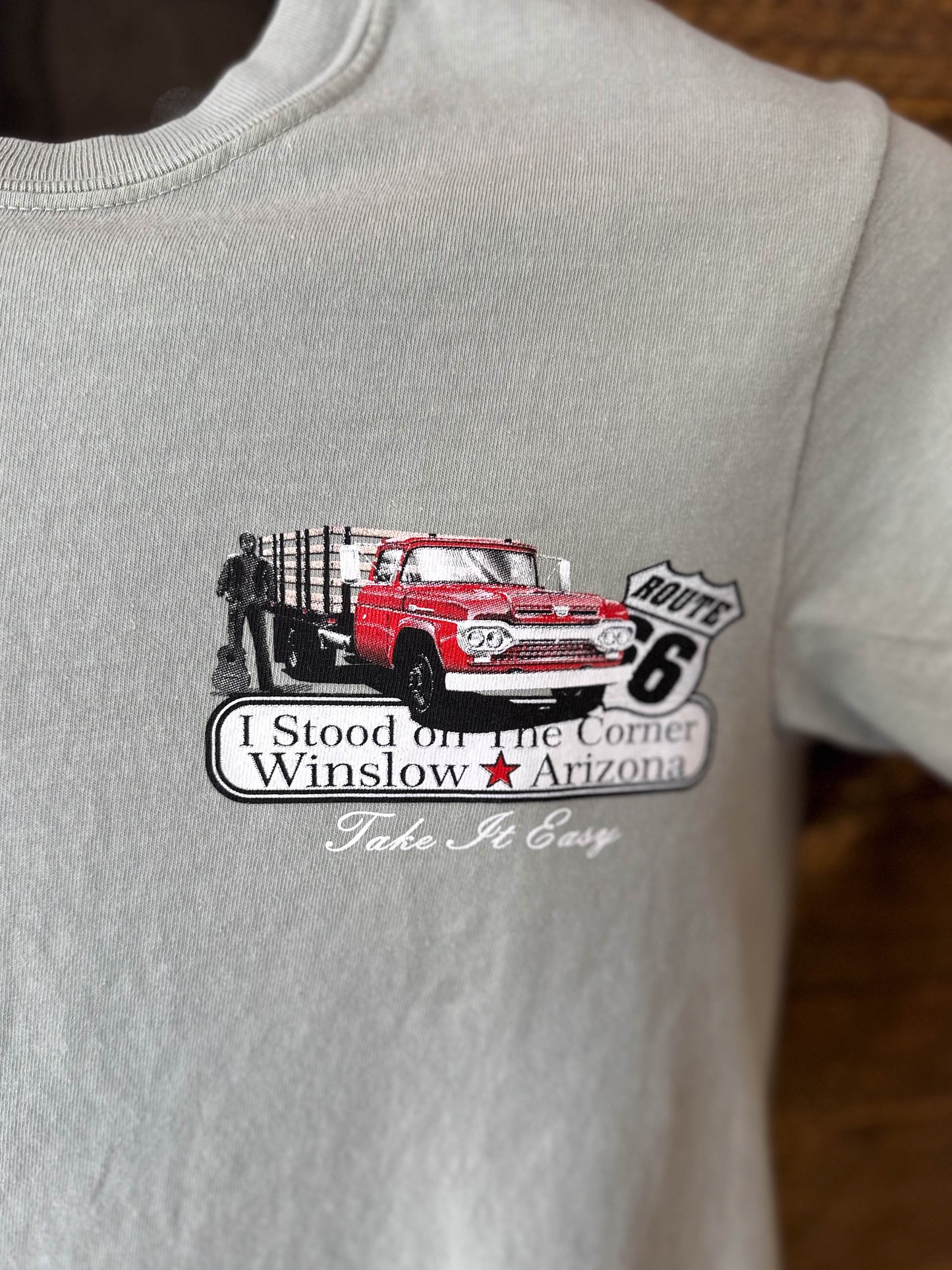 Flatbed Ford Tee - Sage Green