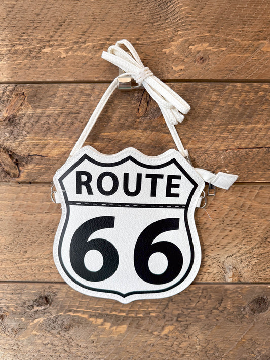 Route 66 Handbag - White