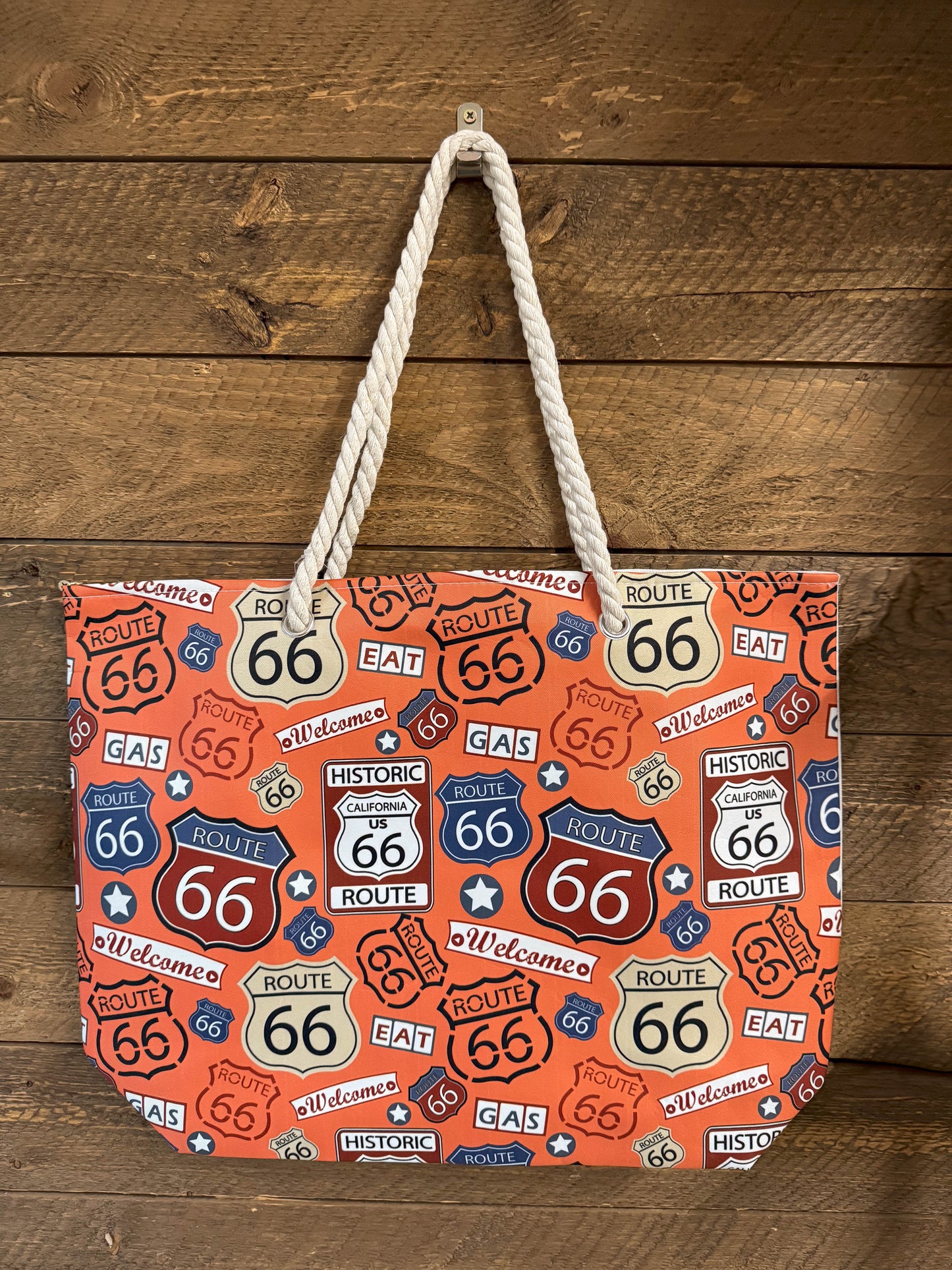 Braided Tote - Orange