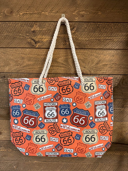 Braided Tote - Orange