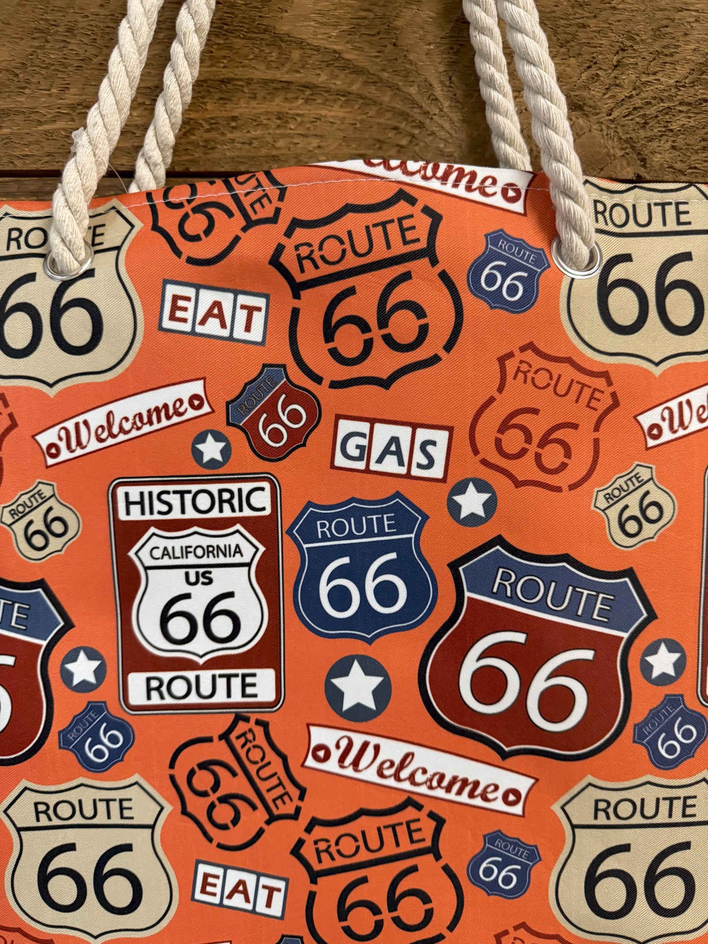 Braided Tote - Orange