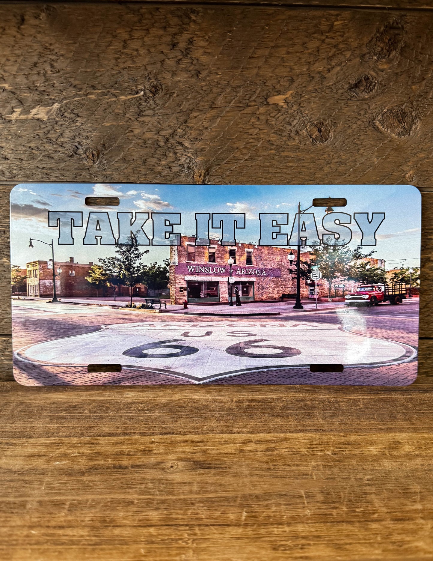 Take it Easy License Plate
