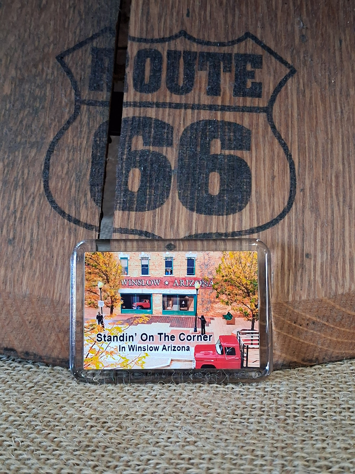 Magnet- Corner View Red Ford