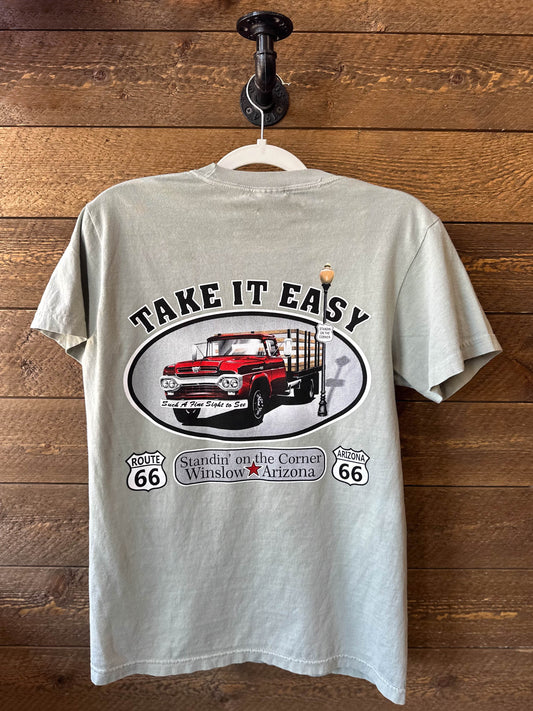 Flatbed Ford Tee - Sage Green