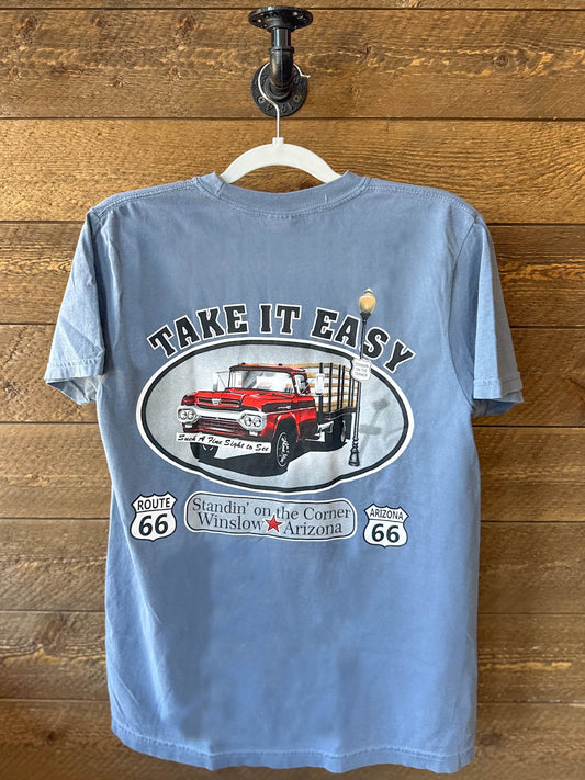 Flatbed Ford Tee - Blue