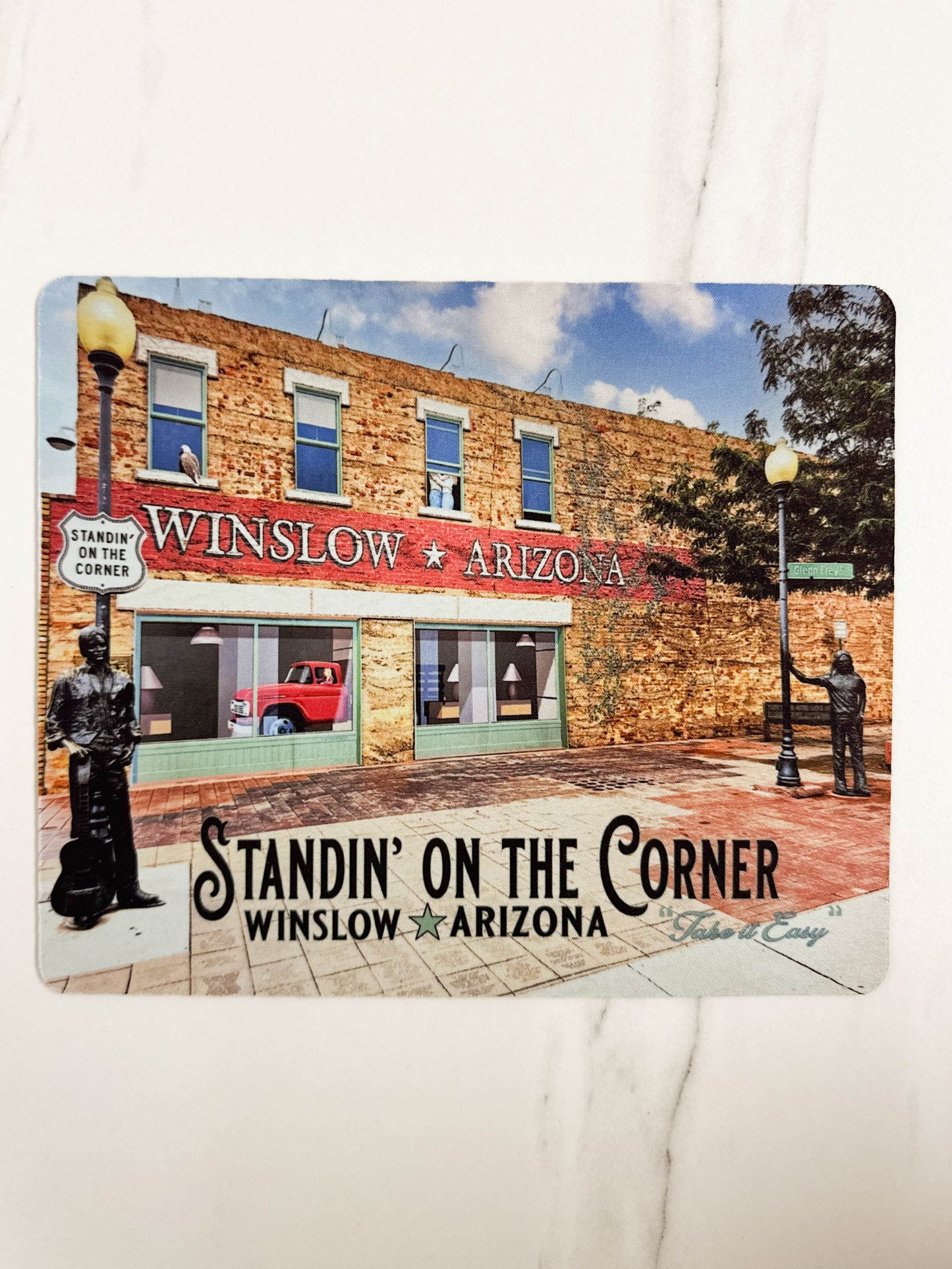 Corner View Mousepad