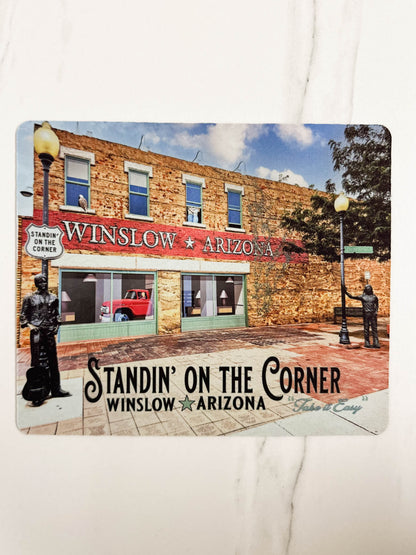 Corner View Mousepad