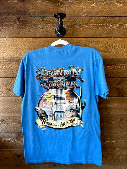 Arizona Guitar Map Tee - Blue