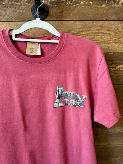 Arizona Guitar Map Tee - Red
