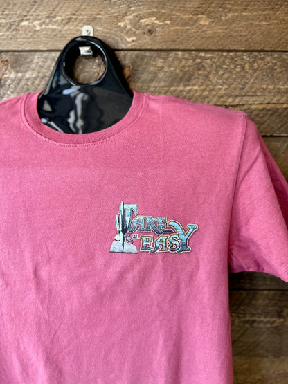 Arizona Guitar Map Tee - Red