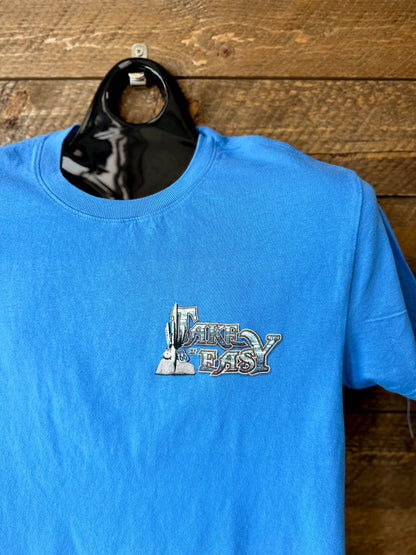 Arizona Guitar Map Tee - Blue