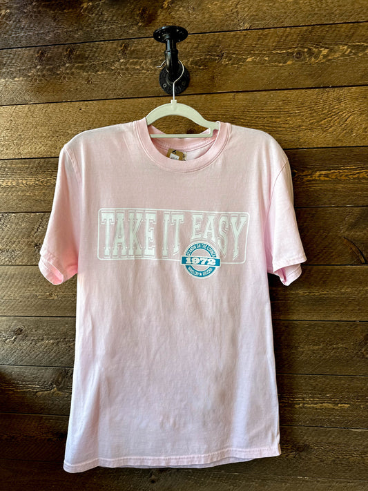 Take it Easy Women's Tee - Pink