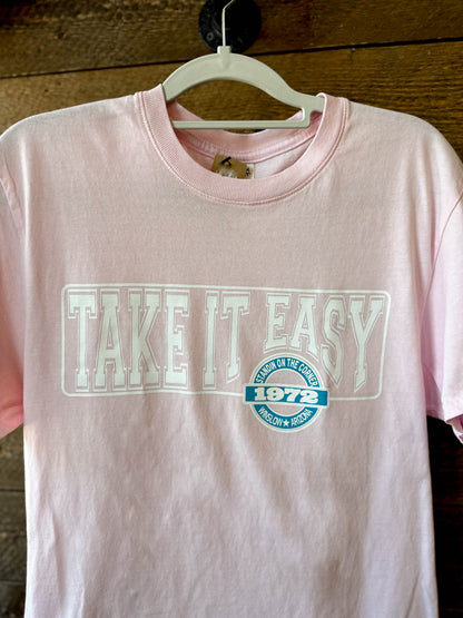 Take it Easy Women's Tee - Pink