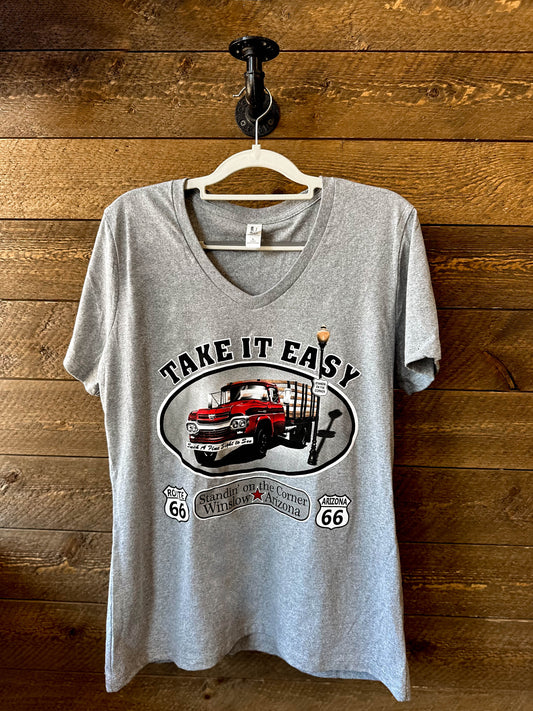 Flatbed Ford Women's Tee - Gray