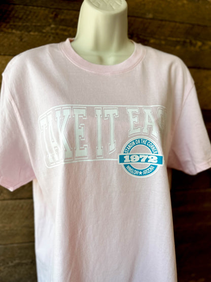 Take it Easy Women's Tee - Pink