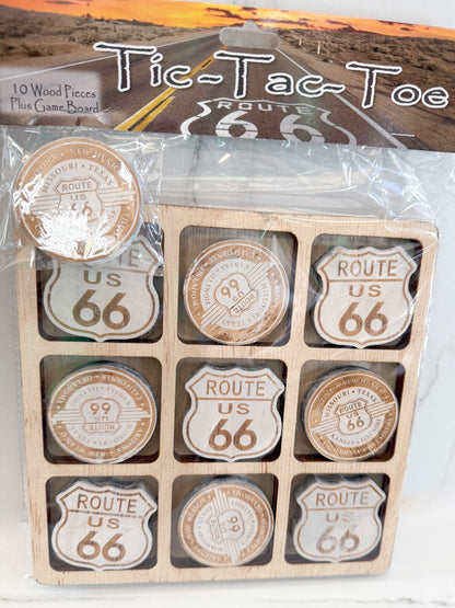 Route 66 Tic-Tac-Toe Game