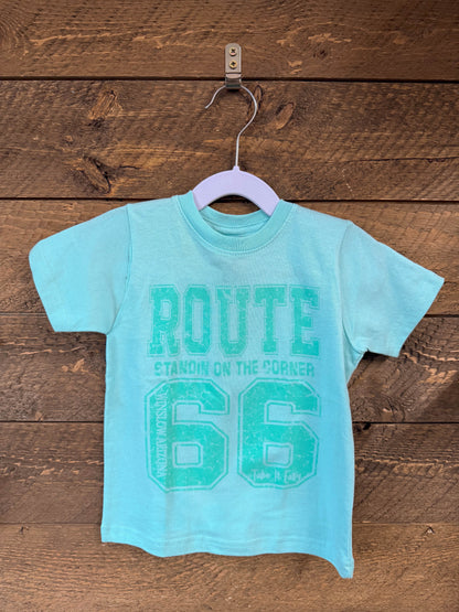 Route 66 Tee - Teal