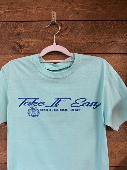 Take it Easy Tee - Blue