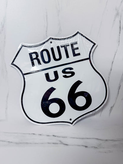 Route 66 Shield Sign