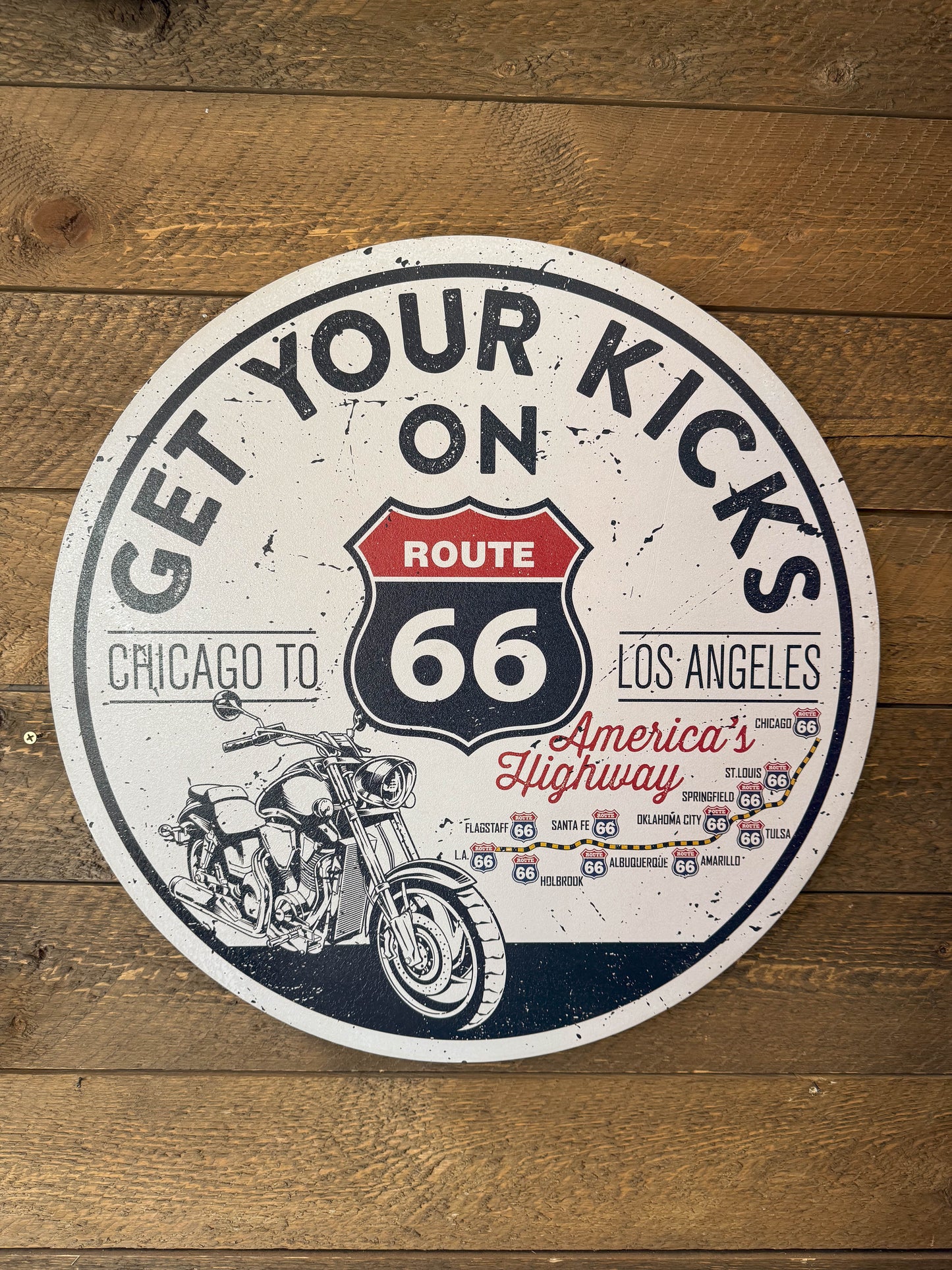 Get Your Kicks Sign