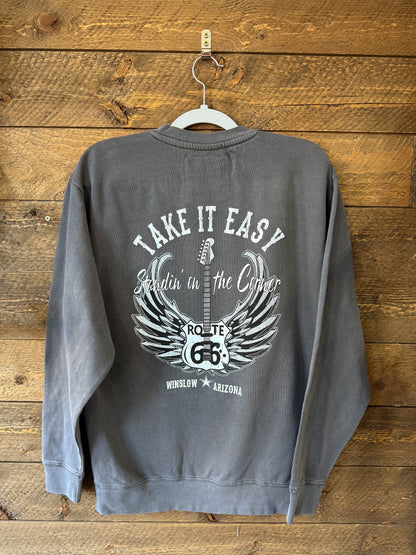 Taking it Easy Wings Crewneck