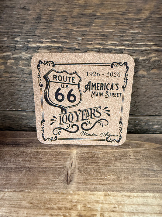 100 Years Cork Coaster