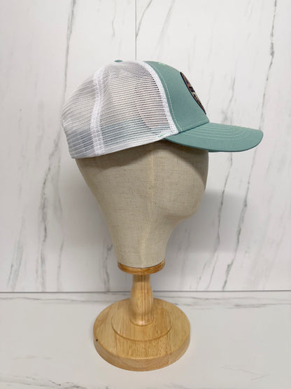 Take it Easy Shield Cap - Cow Print