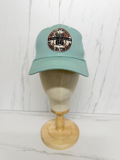 Take it Easy Shield Cap - Cow Print