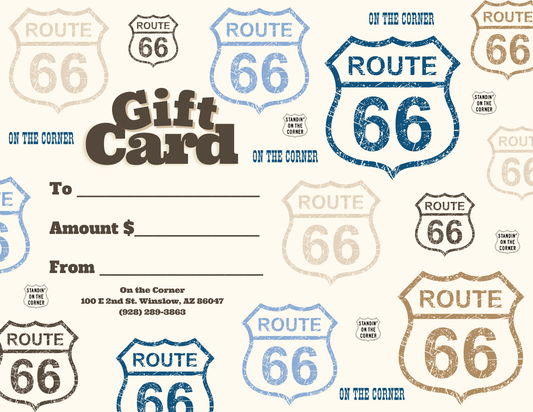 Standin' On The Corner Store Gift Card - Online