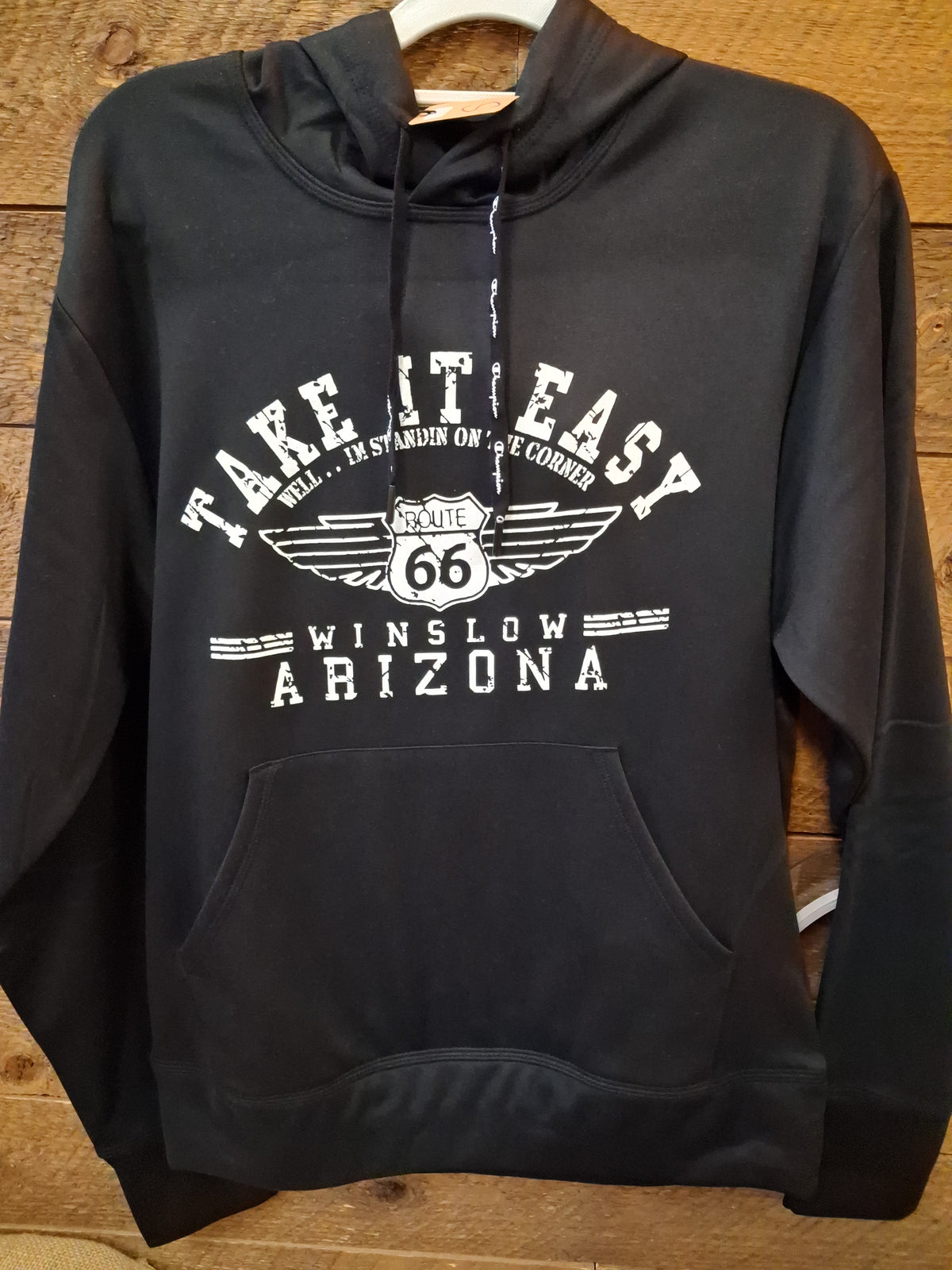 Black Baseball Pullover Hoodie