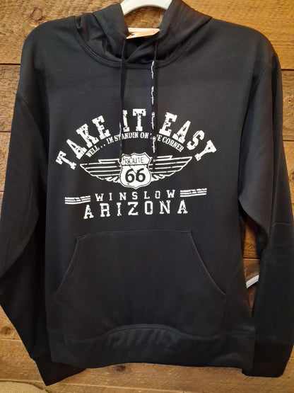 Black Baseball Pullover Hoodie