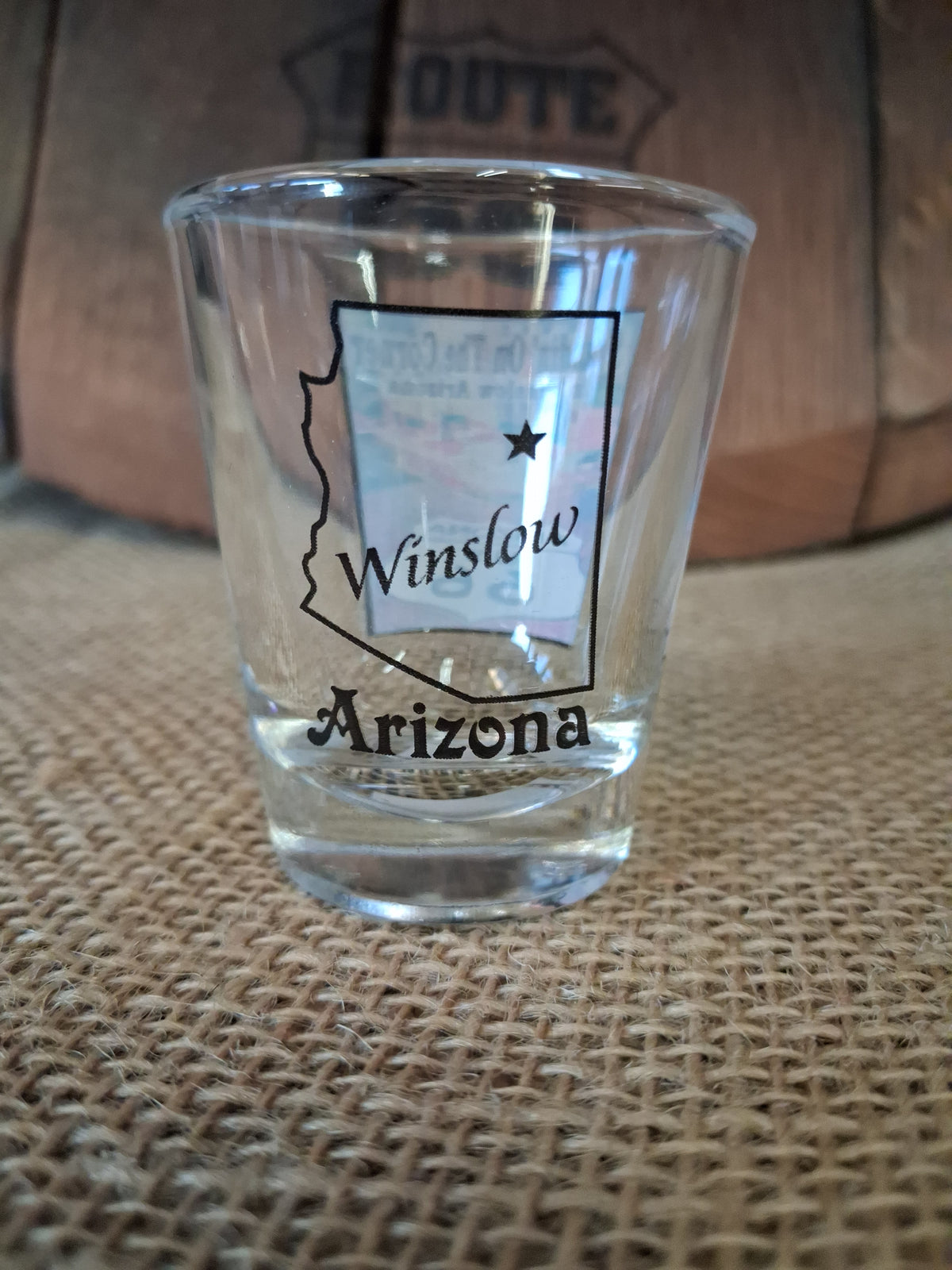Corner View Shield Shot Glass