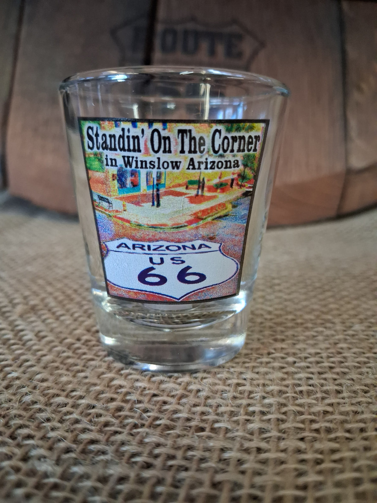 Corner View Shield Shot Glass