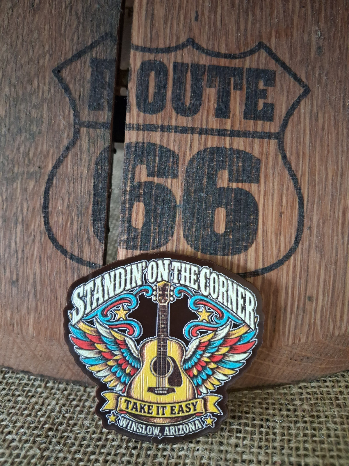 Winged Guitar (Chocolate Brown)