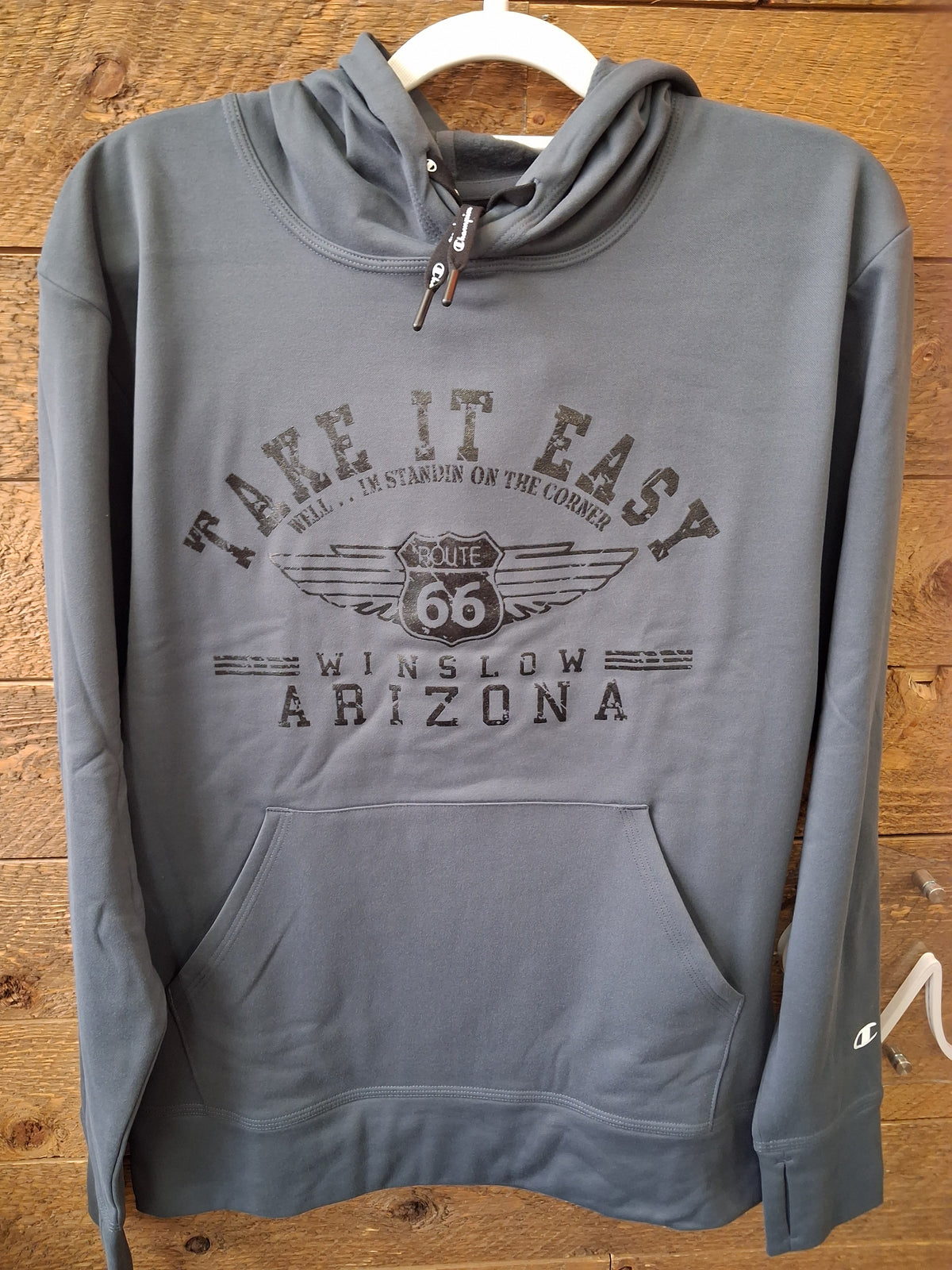 Charcoal Gray Baseball Pullover Hoodie